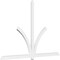 Ekena Millwork Redmond Architectural Grade PVC Gable Bracket, 108"W x 72"H x 2"D x 4"F, 16/12 Pitch GBP108X72X0204RED00 - alternate 1